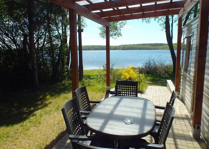Ferienhaus Mobile Im Mit Seezugang Dabel